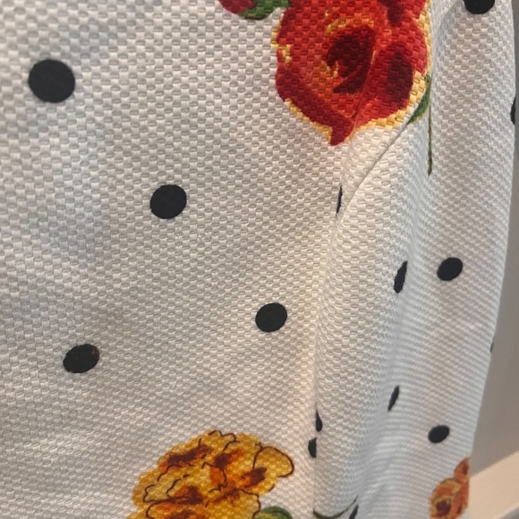 Vintage Algo Floral and Polka dot Summer dress - Picture 5 of 11